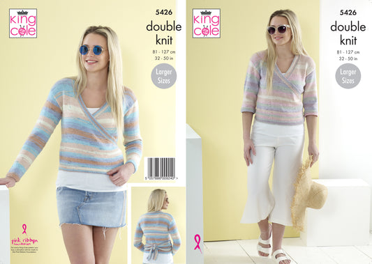 Cardigans Knitted in Beaches DK 5426