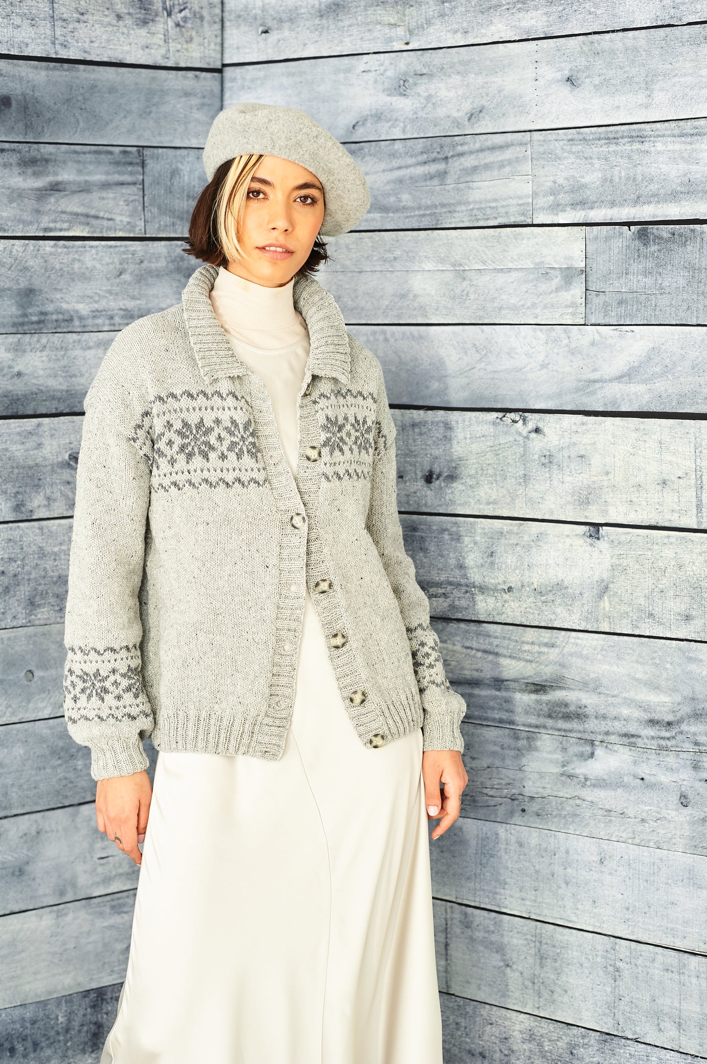 Stylecraft Pattern 9858 - ReCreate Cardigans & Snood DK