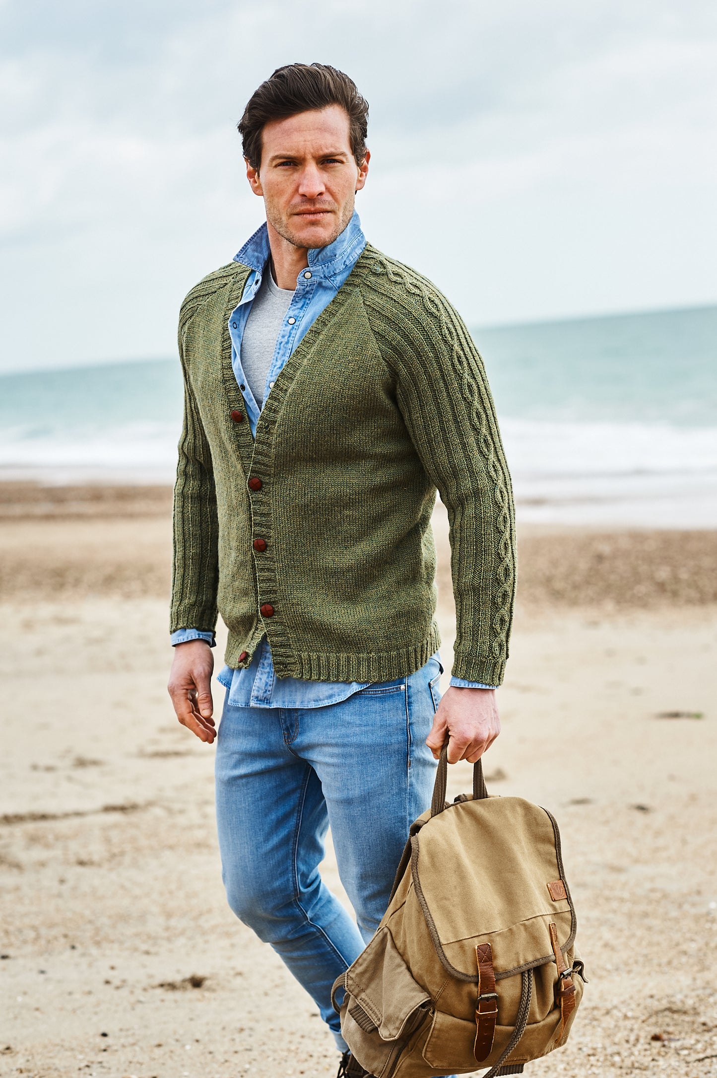 Stylecraft Pattern 9866 - Highland Heathers DK Men's Cardigans
