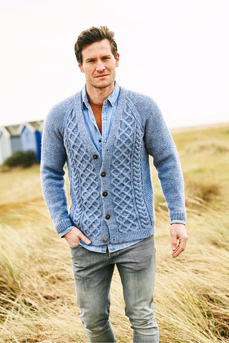 Stylecraft Pattern 9876 - Highland Heathers Aran Cardigans