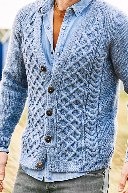 Stylecraft Pattern 9876 - Highland Heathers Aran Cardigans