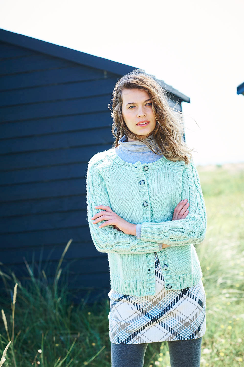 Stylecraft Pattern 9894 - Special Aran with Wool Cardigan, Snood & Hat