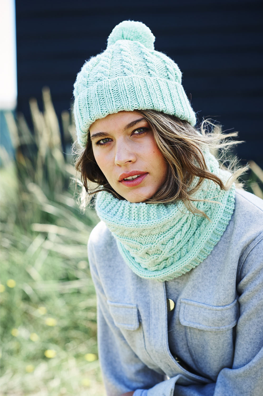 Stylecraft Pattern 9894 - Special Aran with Wool Cardigan, Snood & Hat