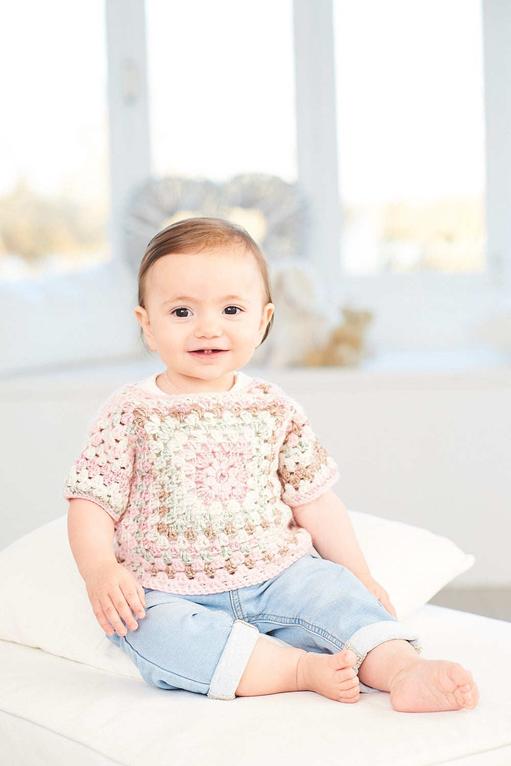 Stylecraft Pattern 10065 - Bambino Prints DK, Bambino DK Crochet Tops & Blankets