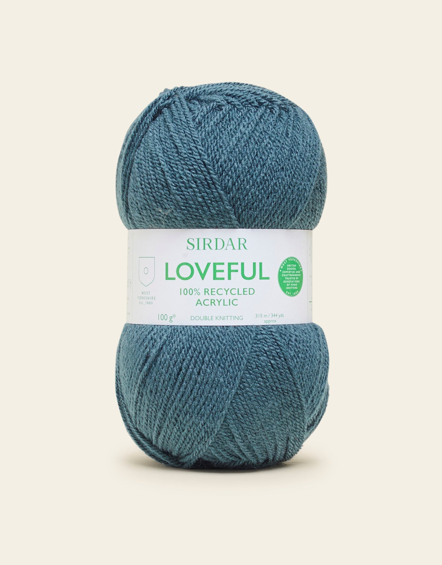 SIRDAR LOVEFUL 100% RECYCLED ACRYLIC DK, 100G