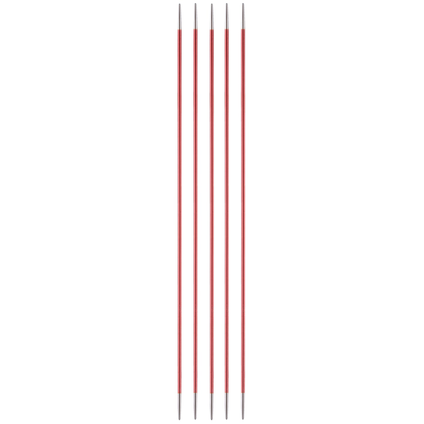 Knit Pro Zing: Double-Ended: Set of Five: 15cm Long