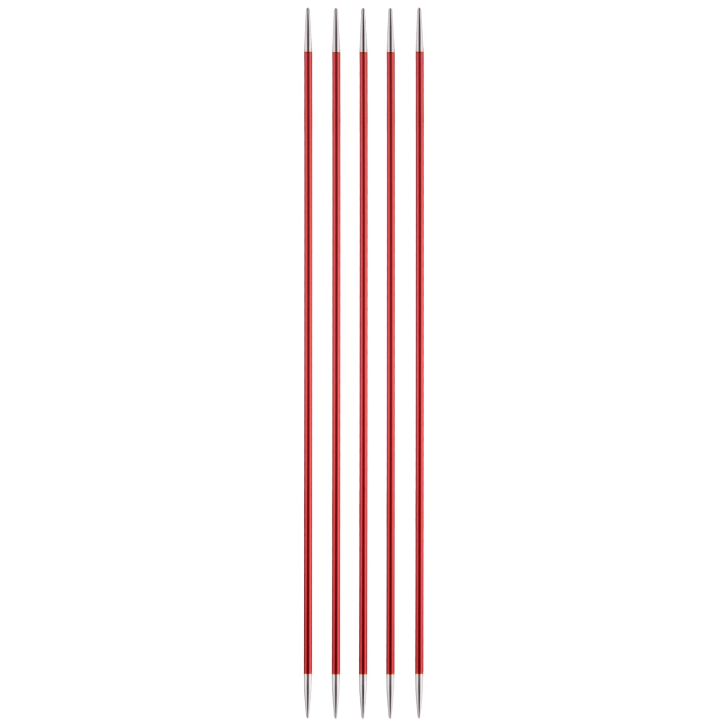 Knit Pro Zing: Double-Ended: Set of Five: 15cm Long