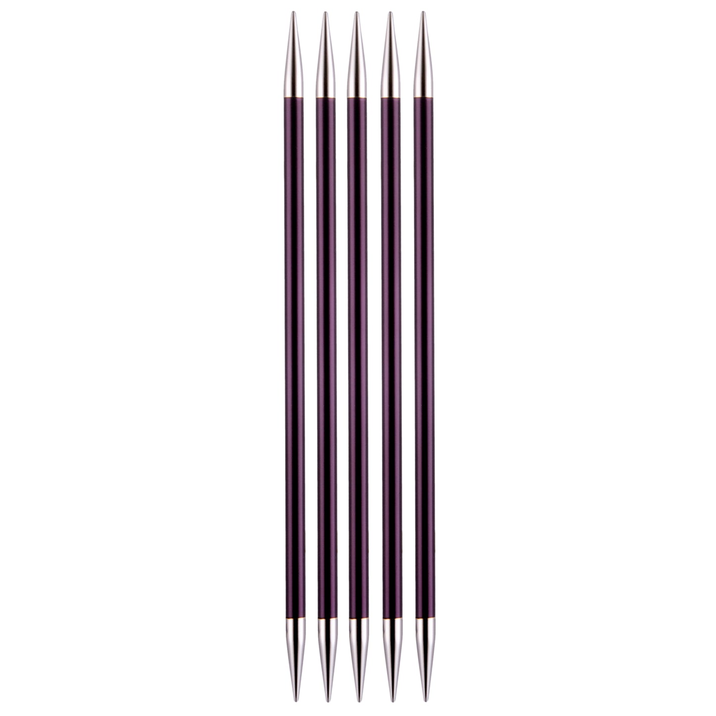 Knit Pro Zing: Double-Ended: Set of Five: 15cm Long