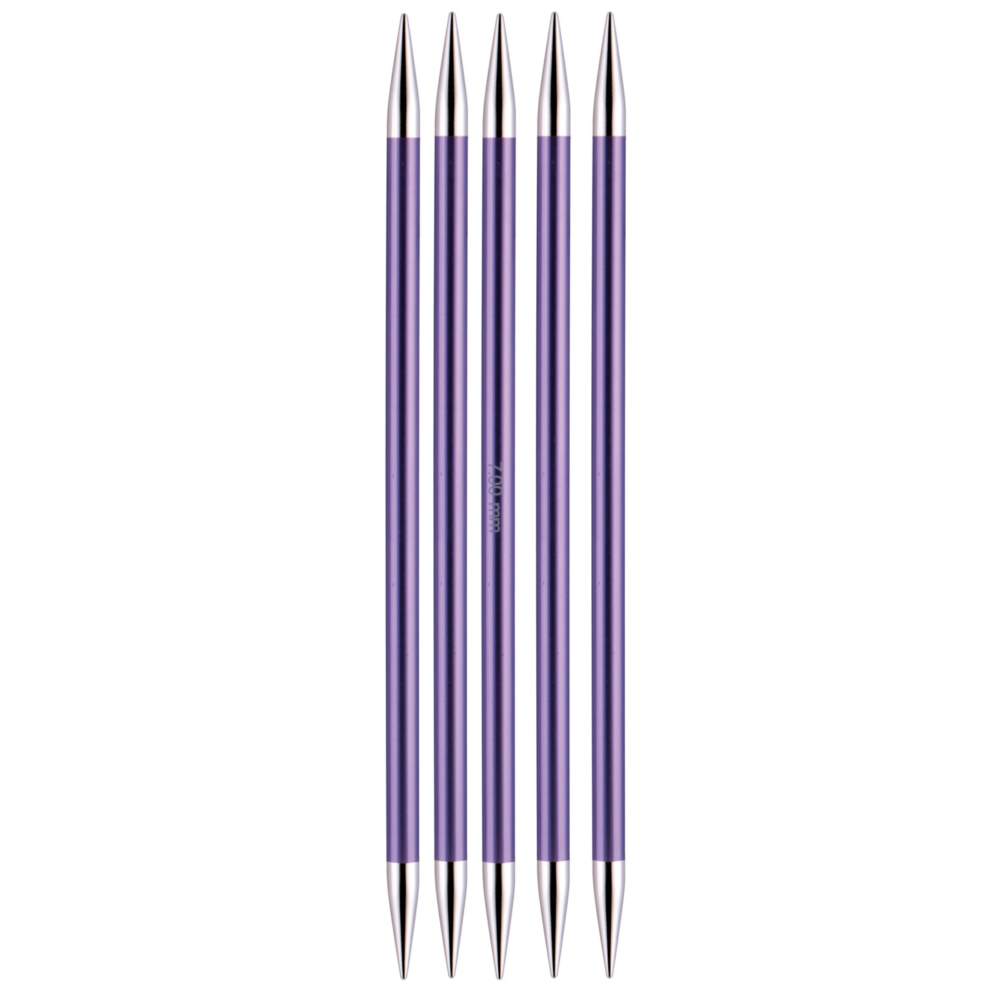 Knit Pro Zing: Double-Ended: Set of Five: 15cm Long