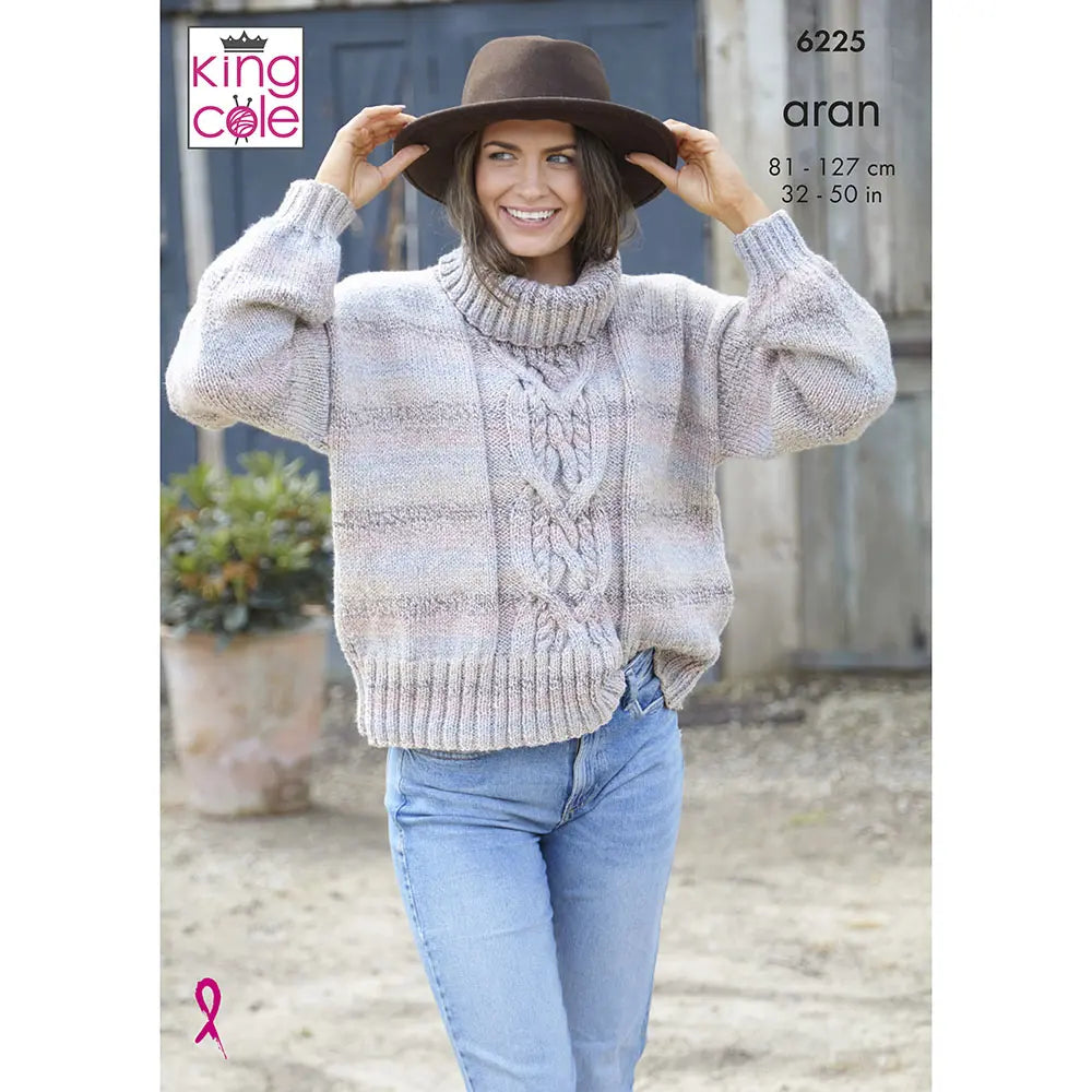 Ladies Sweaters King Cole Pattern 6225