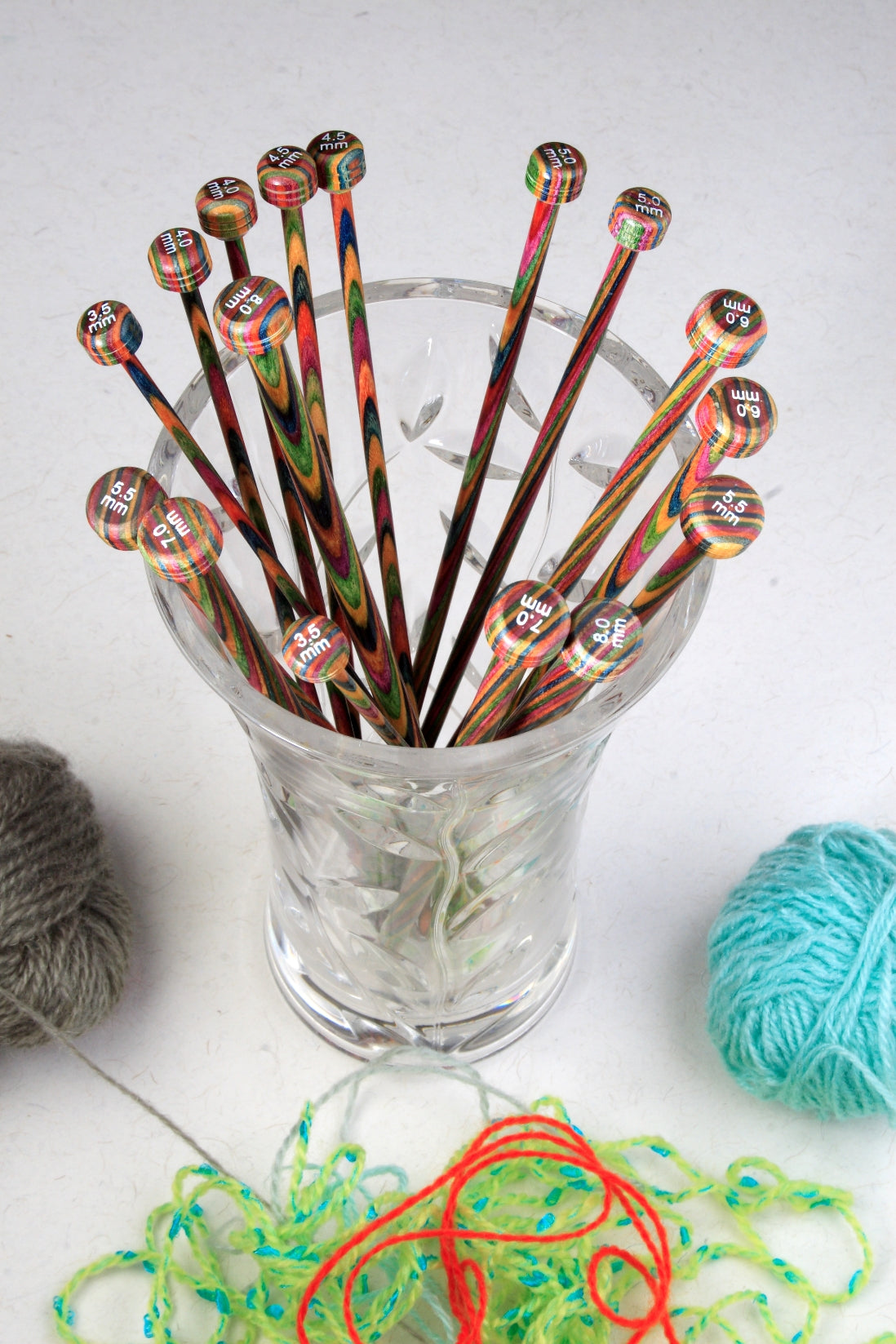 Symfonie Knitting Pins Single Ends 25cm