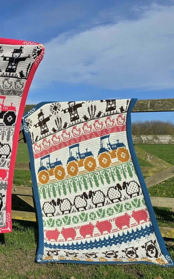 Rosina Crochets - Harmony Farm CAL - Arable Blanket (Stylecraft Yarn Pack)