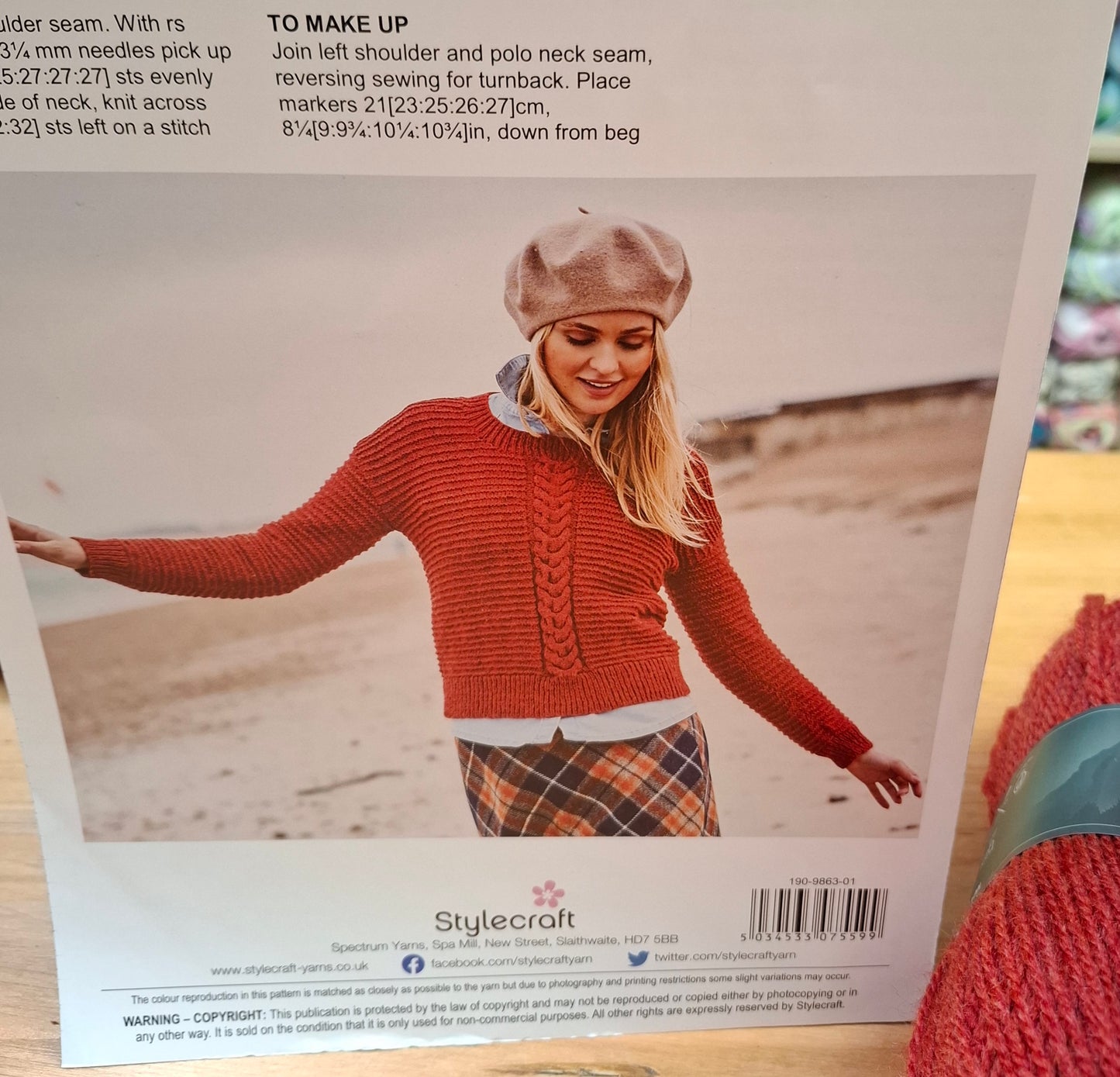 Stylecraft Highland Heather's Round Neck Sweater DK