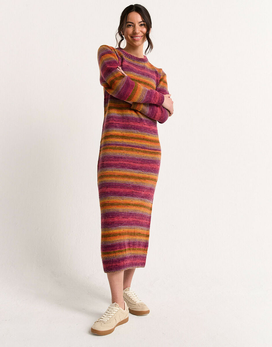 SWEATER DRESS KNITTING PATTERN IN HAYFIELD SPIRIT DK 10794