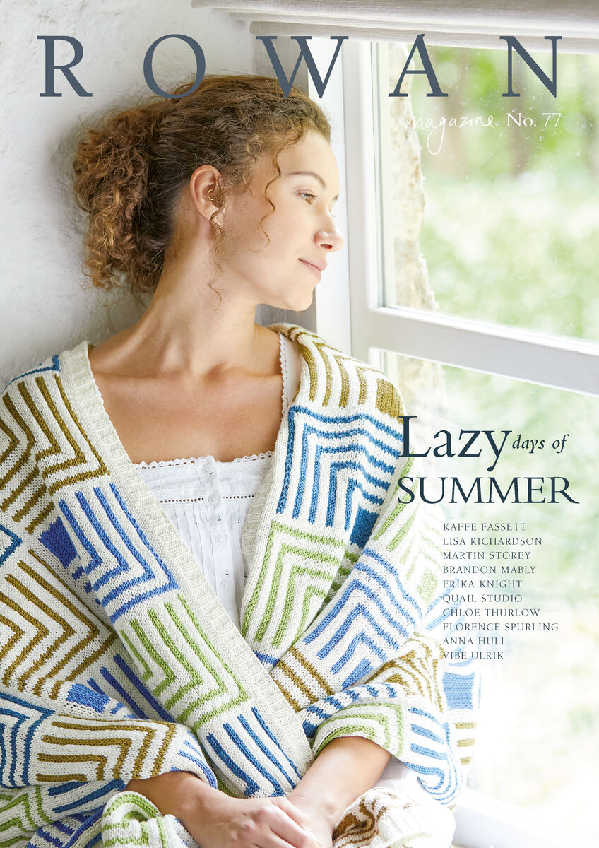 Magazine 77
by Martin Storey, Quail Studio, Lisa Richardson, Kaffe Fassett, Erika Knight, Vibe Ulrik, Chloe Thurlow, Anna Hull, Brandon Mably, Florence Spurling
