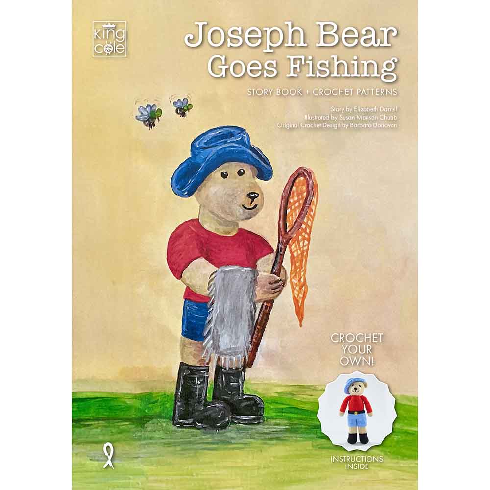 Joseph Bear Story Book and Toy Crochet Pattern Book
Joseph Bear Crochet – Book 1