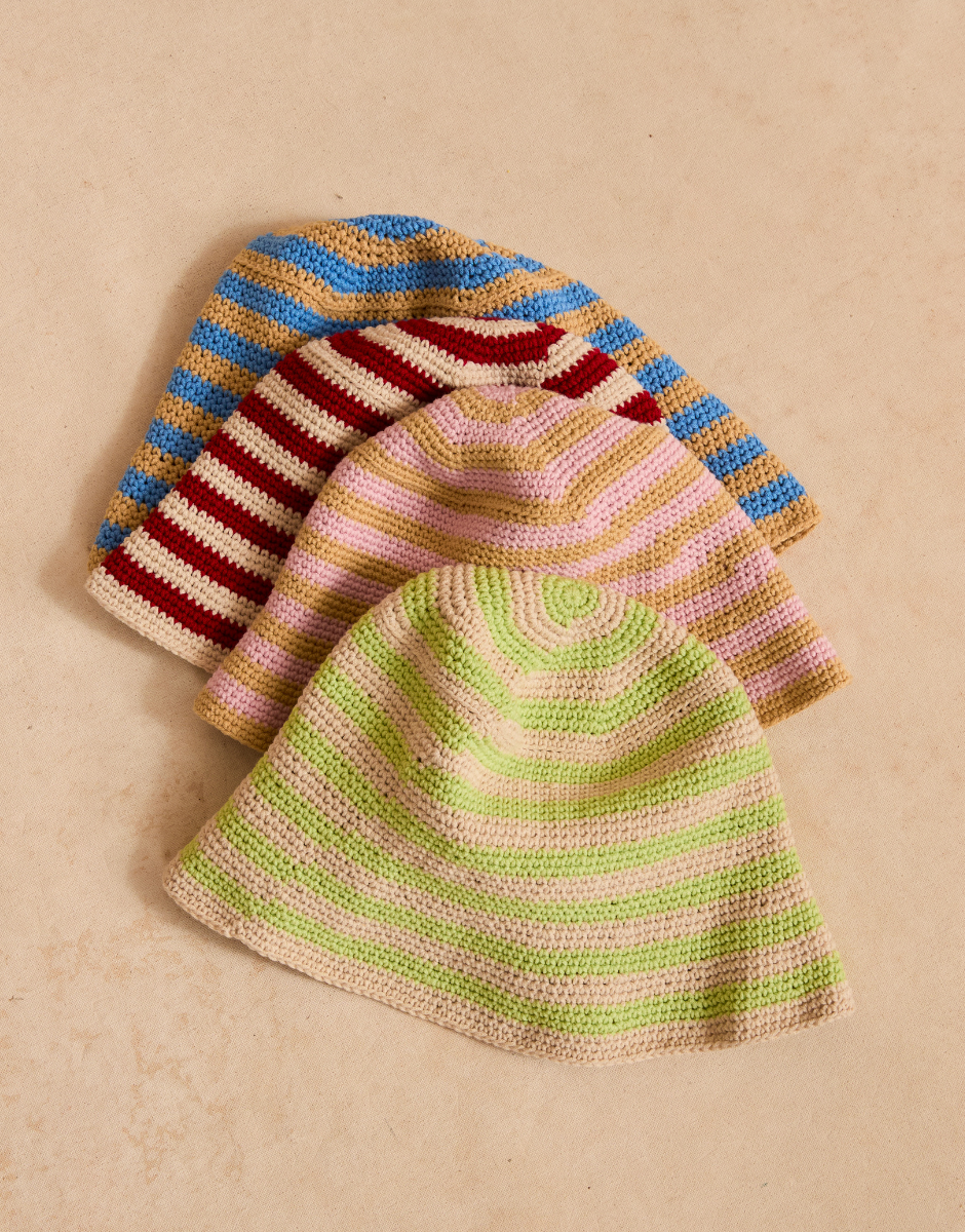 THROW SOME SHADE BUCKET HAT CROCHET PATTERN IN SIRDAR STORIES 10834