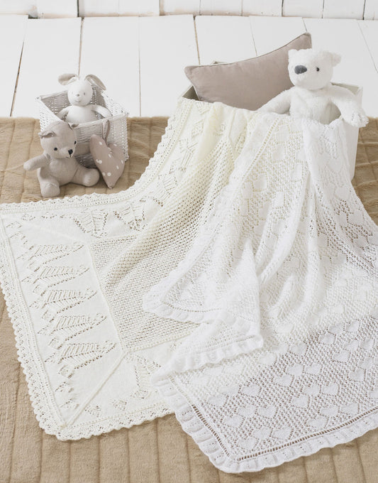 BABY BLANKETS IN SNUGGLY 2 PLY & 3 PLY
Design No 1452