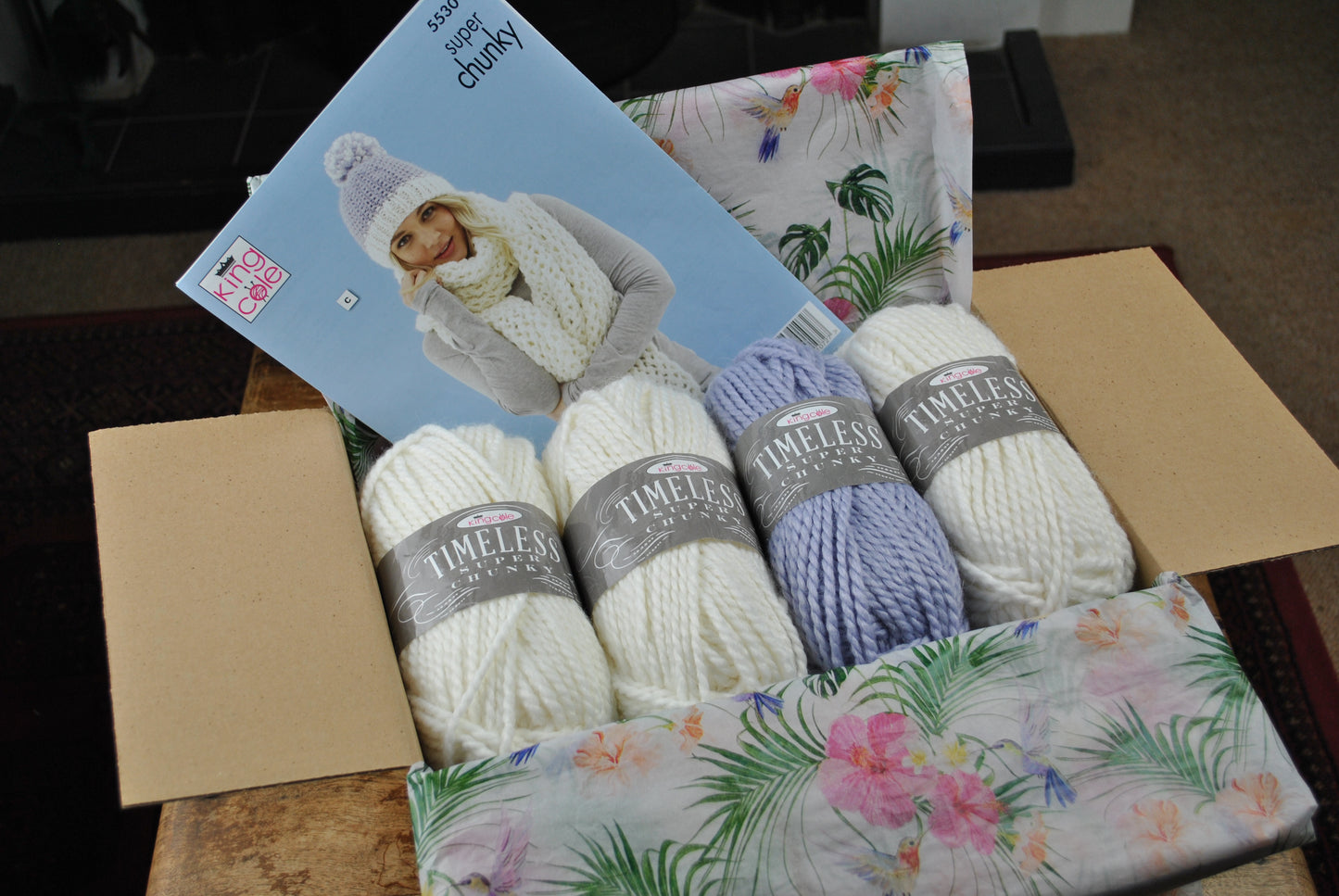 Super Chunky Hat and Scarf set 5530