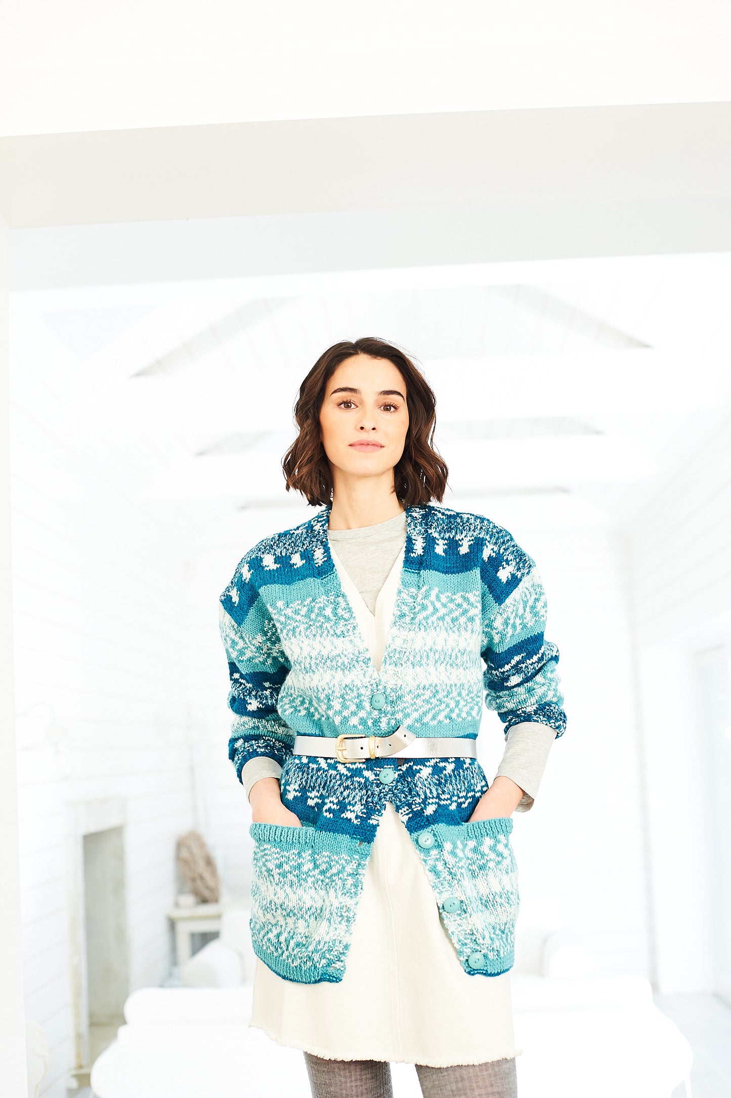 Stylecraft Pattern 10074 - Easy Fair Isle Effect Cardigans Aran