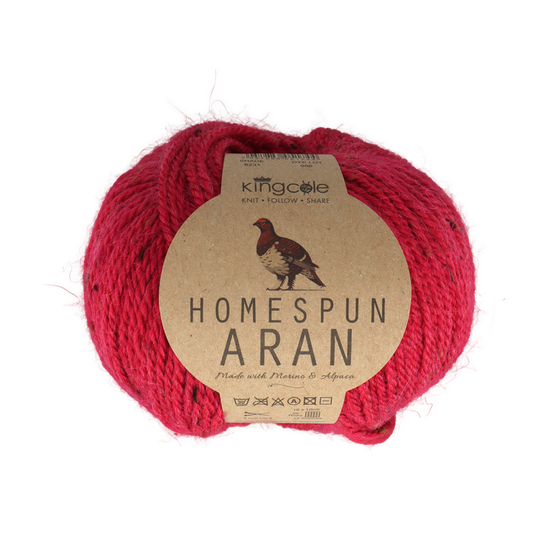 King Cole Homespun Aran 50g