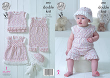 Load image into Gallery viewer, King Cole Baby Set Knitted in King Cole Cherish Dash DK 4901
