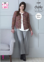 Load image into Gallery viewer, Ladies Chunky Jacket King Cole 5189
