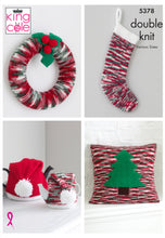 Load image into Gallery viewer, Christmas Accessories Knitted in Glitz DK 5378
