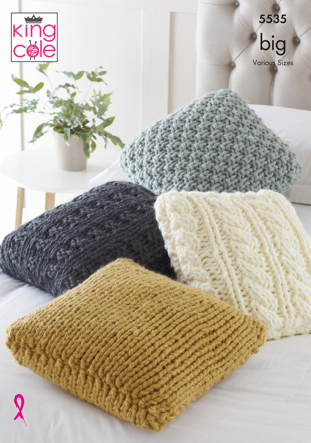 Cushions Knitted in Big Value BIG 5535
