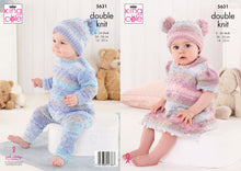 Load image into Gallery viewer, Baby Set Knitted in Beaches DK 5631
