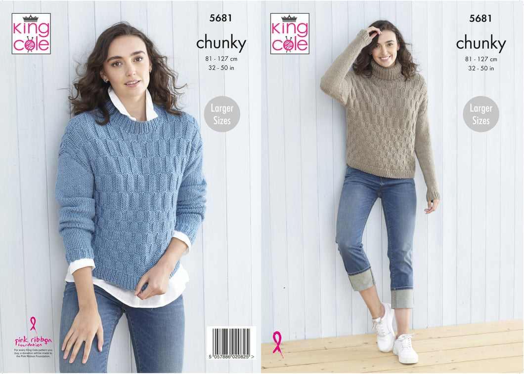 Sweaters Knitted in Subtle Drifter Chunky 5681