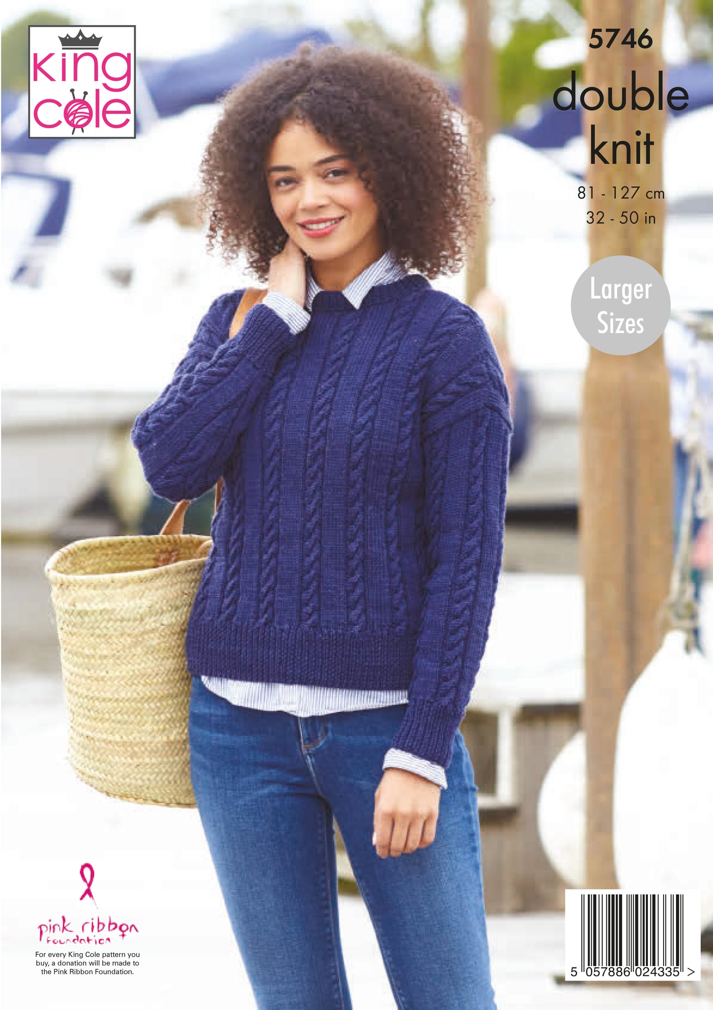 Sweater & Cardigan Knitted in Cottonsmooth DK 5746