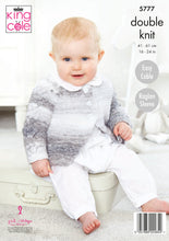 Load image into Gallery viewer, Cardigans and Hat: Knitted in Baby Pure DK 5777
