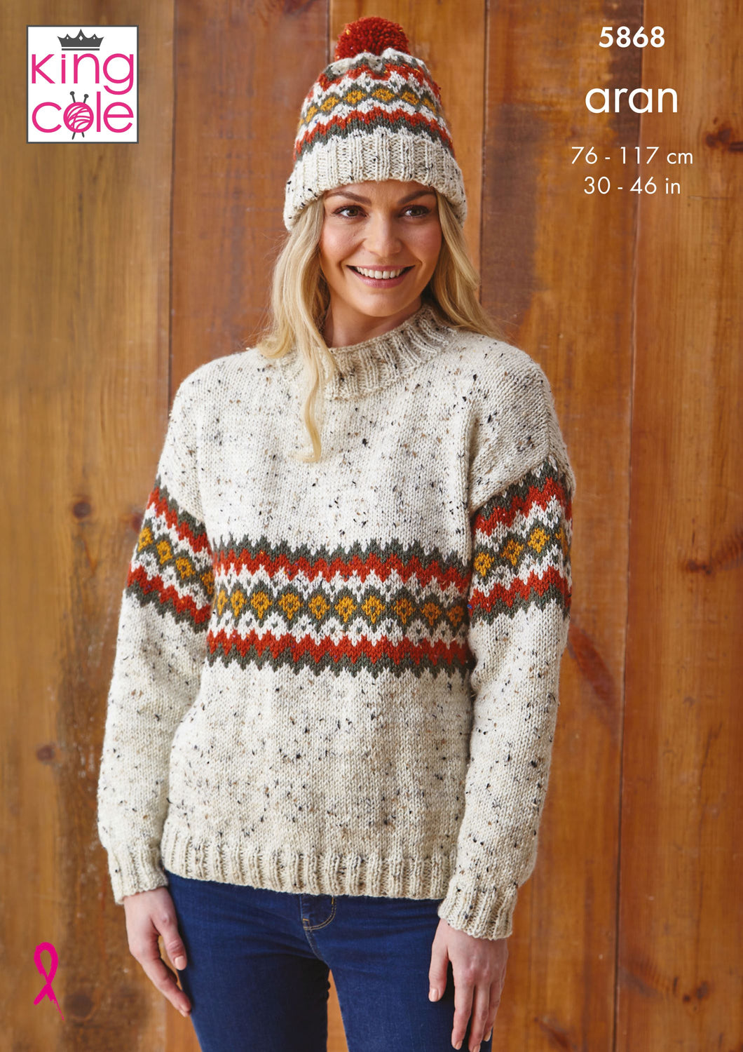 Sweater & Hats Knitted in Fashion Aran 5868