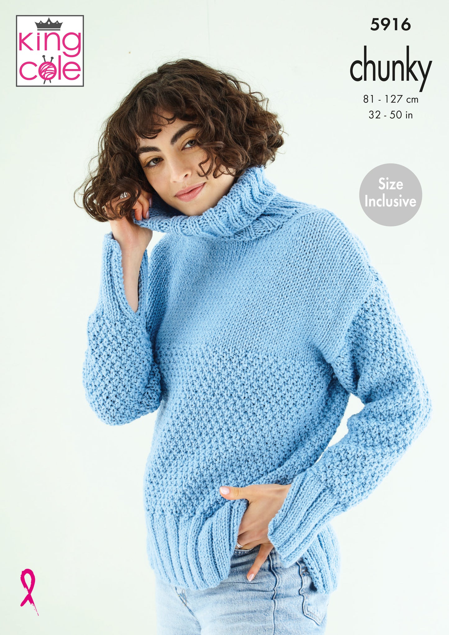 King Cole Sweaters Knitted in Subtle Drifter Chunky 5916