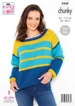Load image into Gallery viewer, Sweaters Knitted in Big Value Chunky 5949
