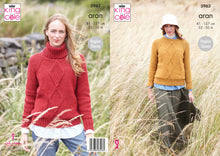 Load image into Gallery viewer, Sweaters Knitted in Wool Aran 5963
