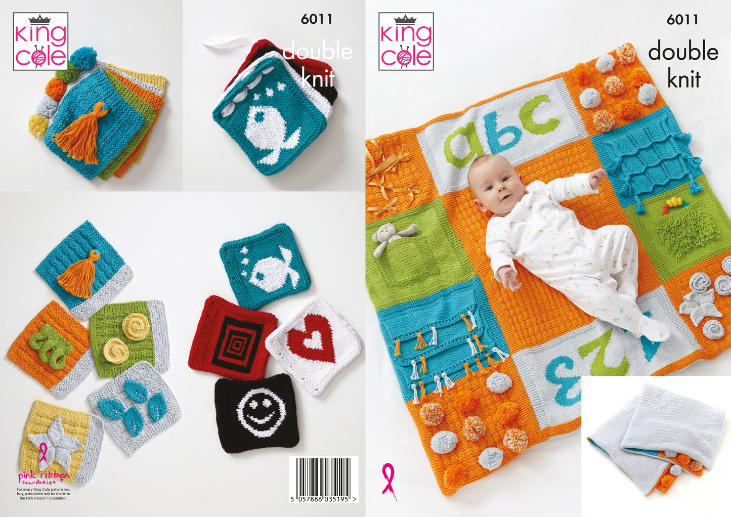 King Cole Books & Play Mat Knitted in Cottonsoft DK 6011