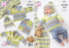 Load image into Gallery viewer, Jacket, Gilet, Sweater, Hat &amp; Blanket Knitted in Cutie Pie DK 6031
