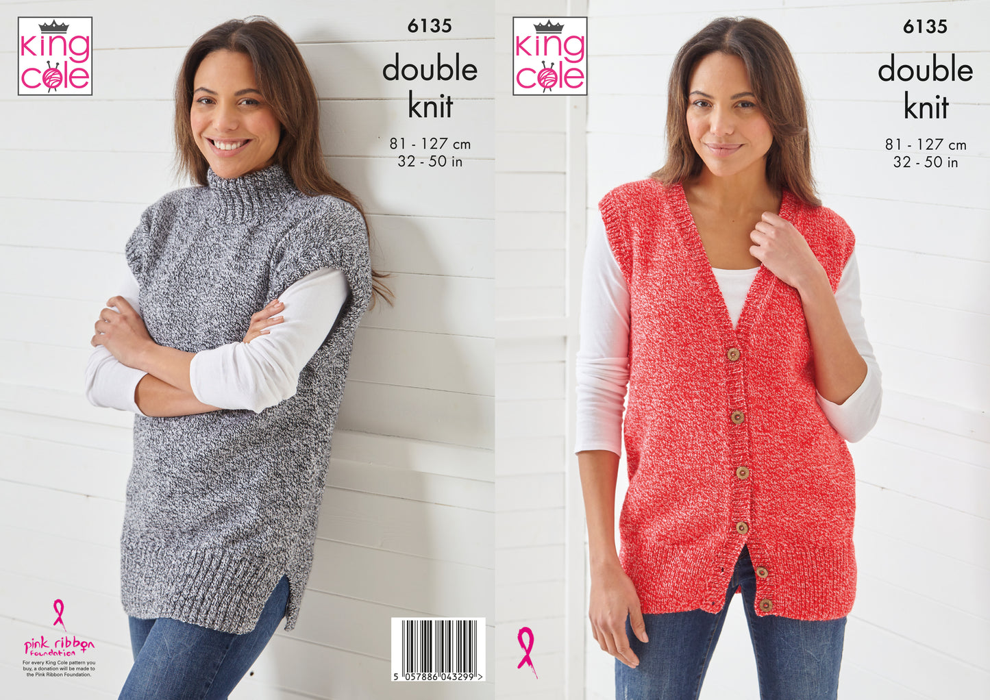 King Cole Waistcoat & Tunic DK 6135