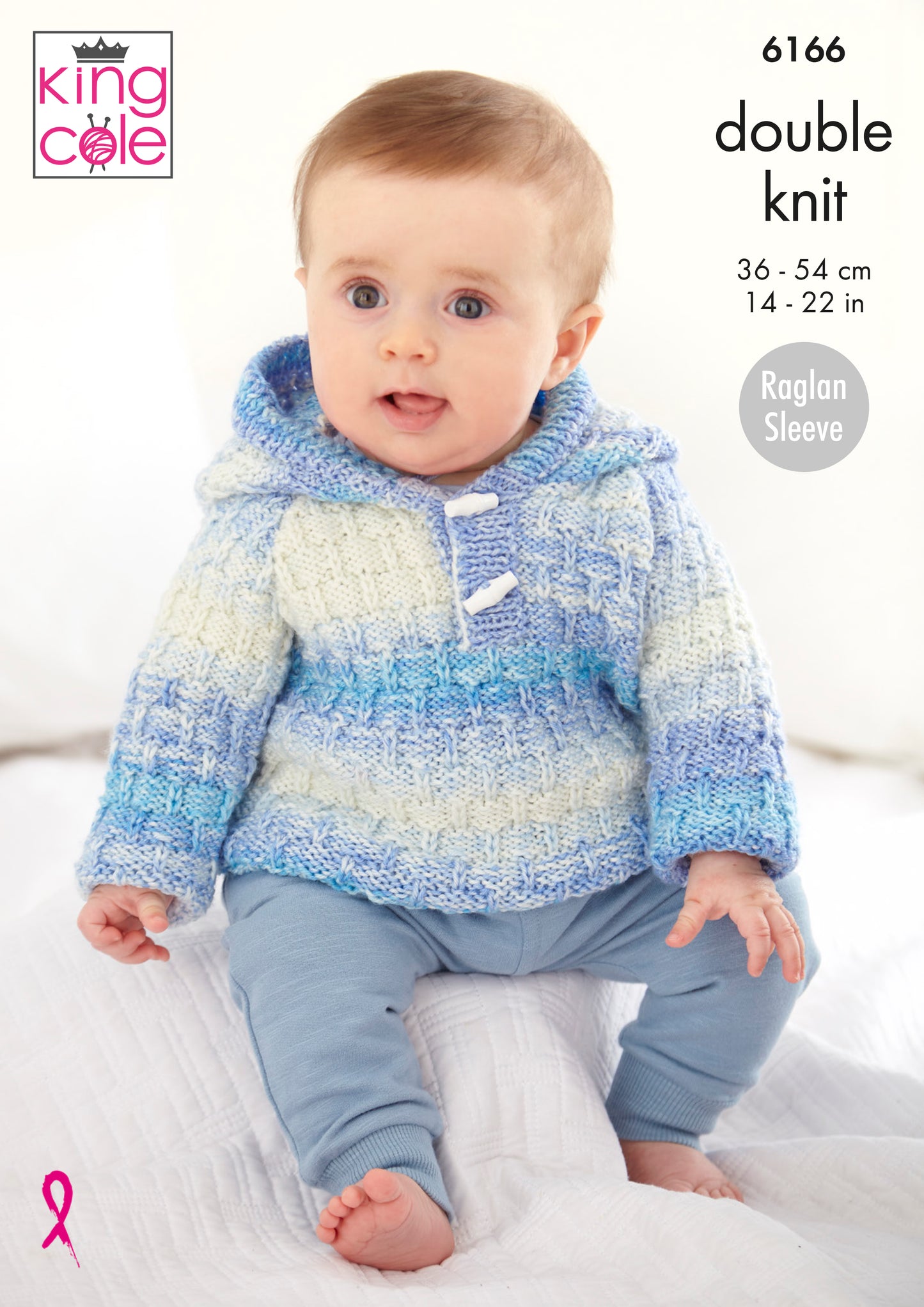 King Cole Sweaters, Jacket & Hat Knitted in Cutie Pie DK 6166