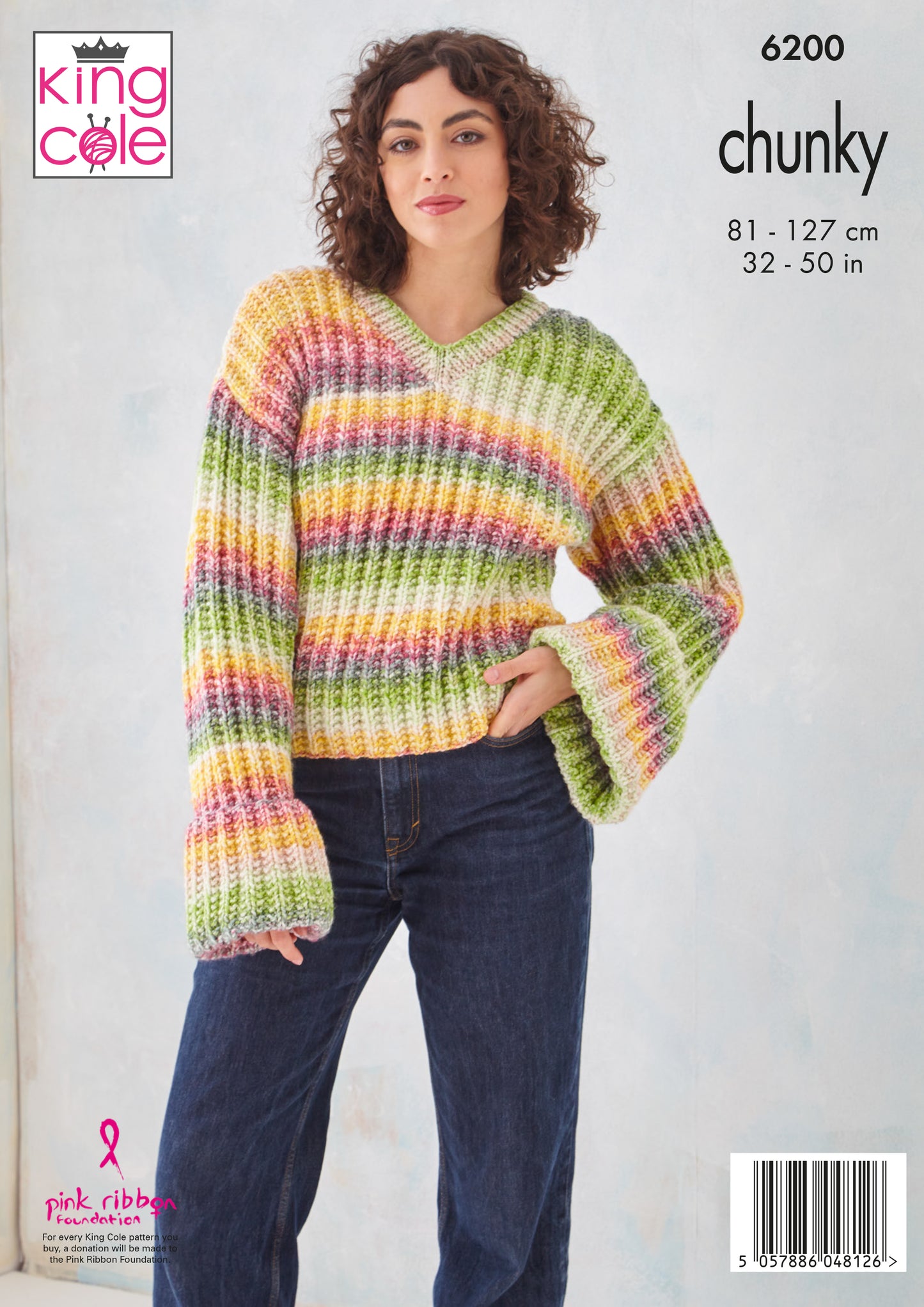 King Cole Sweater & Cardigan Knitted in Hedgerow Chunky Pattern 6200