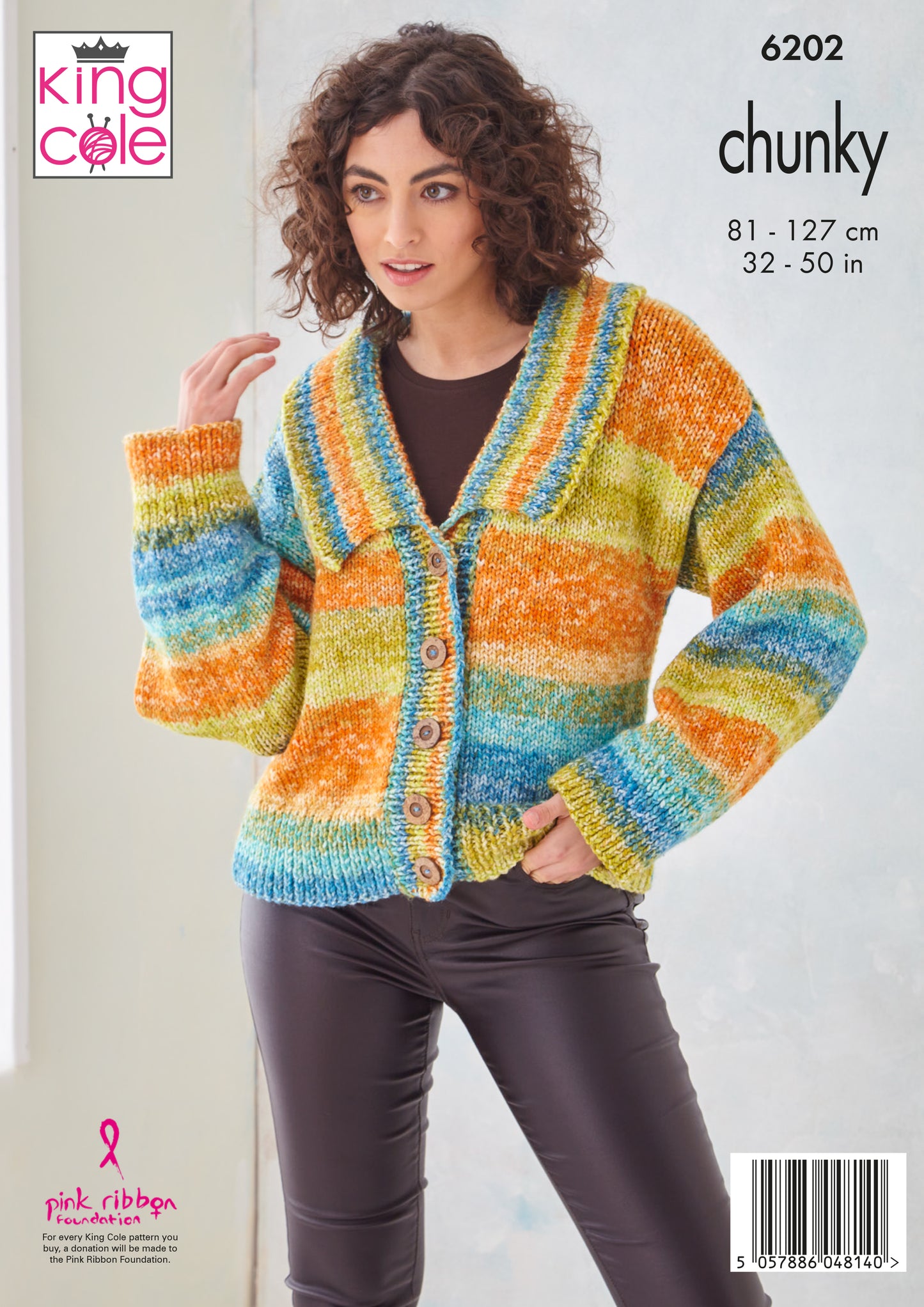 King Cole Waistcoat & Jacket Knitted in Hedgerow Chunky Pattern 6202