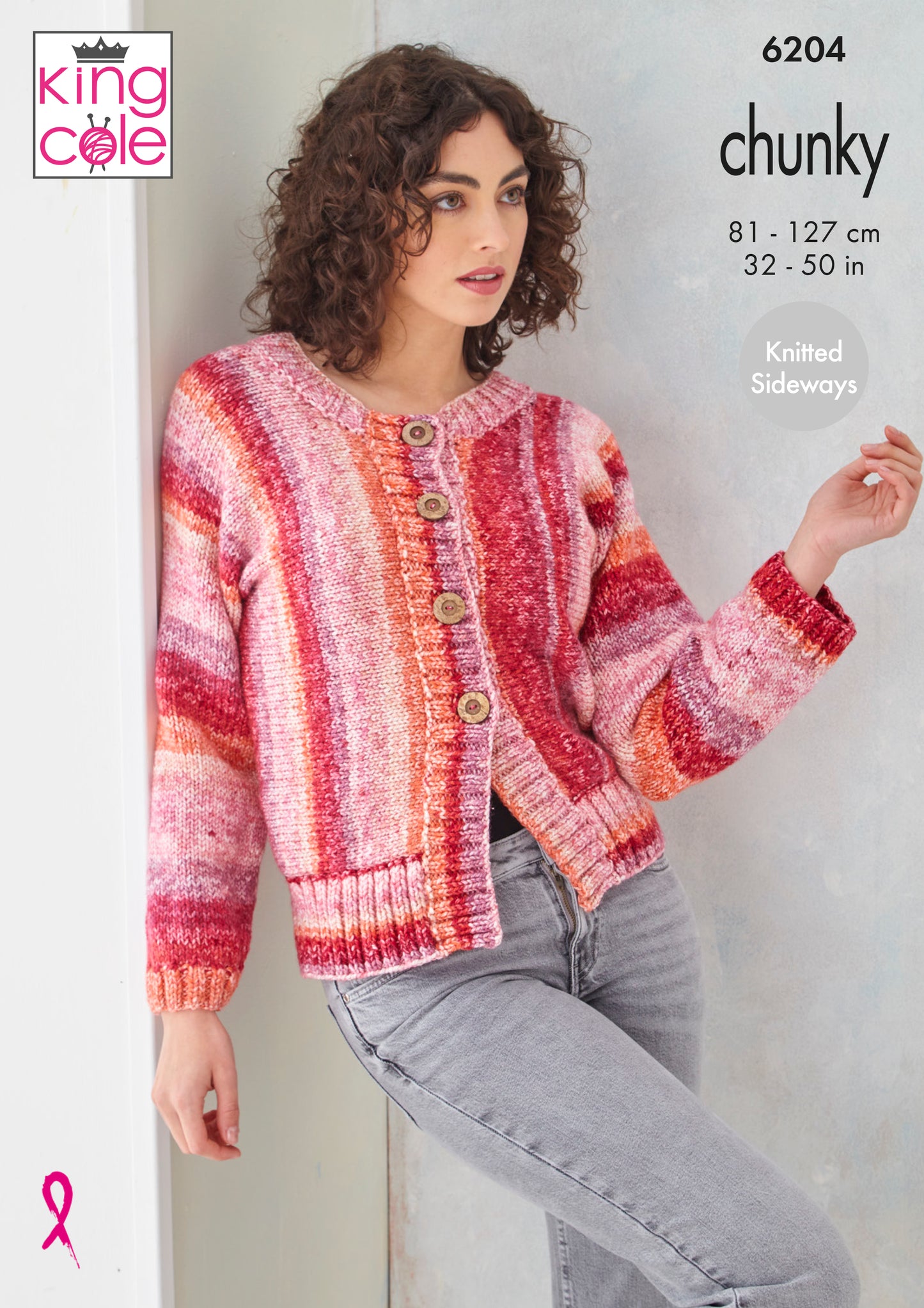 King Cole Sweater & Jacket Knitted in Hedgerow Chunky Pattern 6204