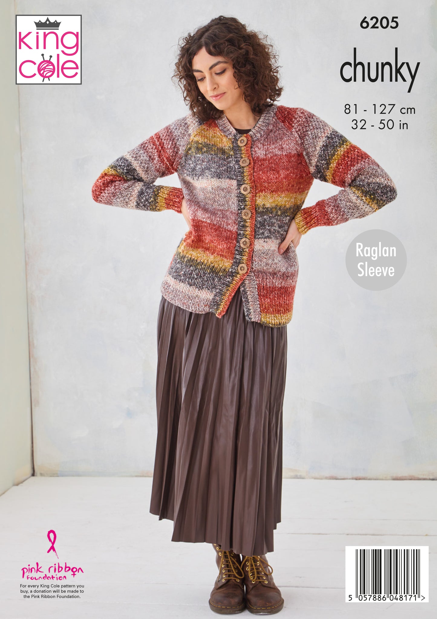 King Cole Sweater & Cardigan Knitted in Hedgerow Chunky Pattern 6205