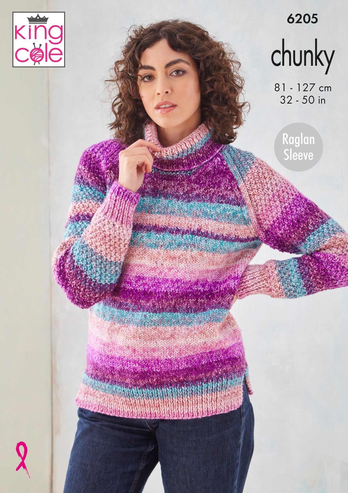 King Cole Sweater & Cardigan Knitted in Hedgerow Chunky Pattern 6205