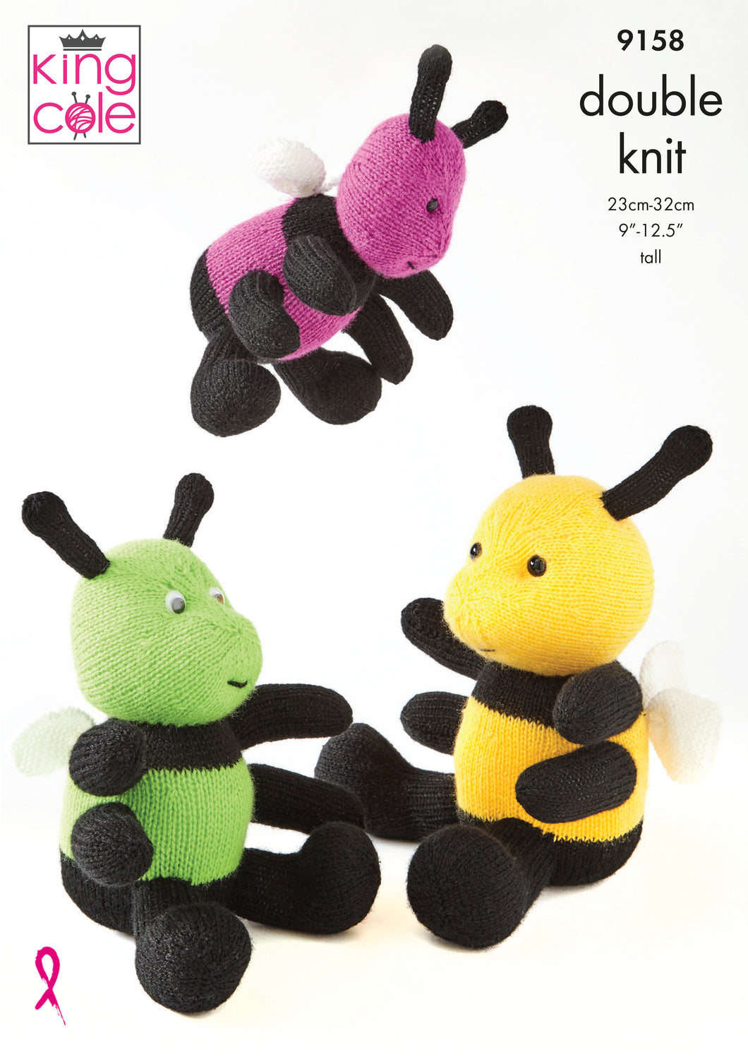 Bumblebees Knitted in Big Value DK 50g 9158