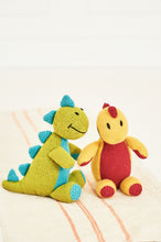Load image into Gallery viewer, Pattern 9853 - Bellissima, Special DK, Bambino DK Danny the Dinosaur Toy with Hat &amp; Mittens
