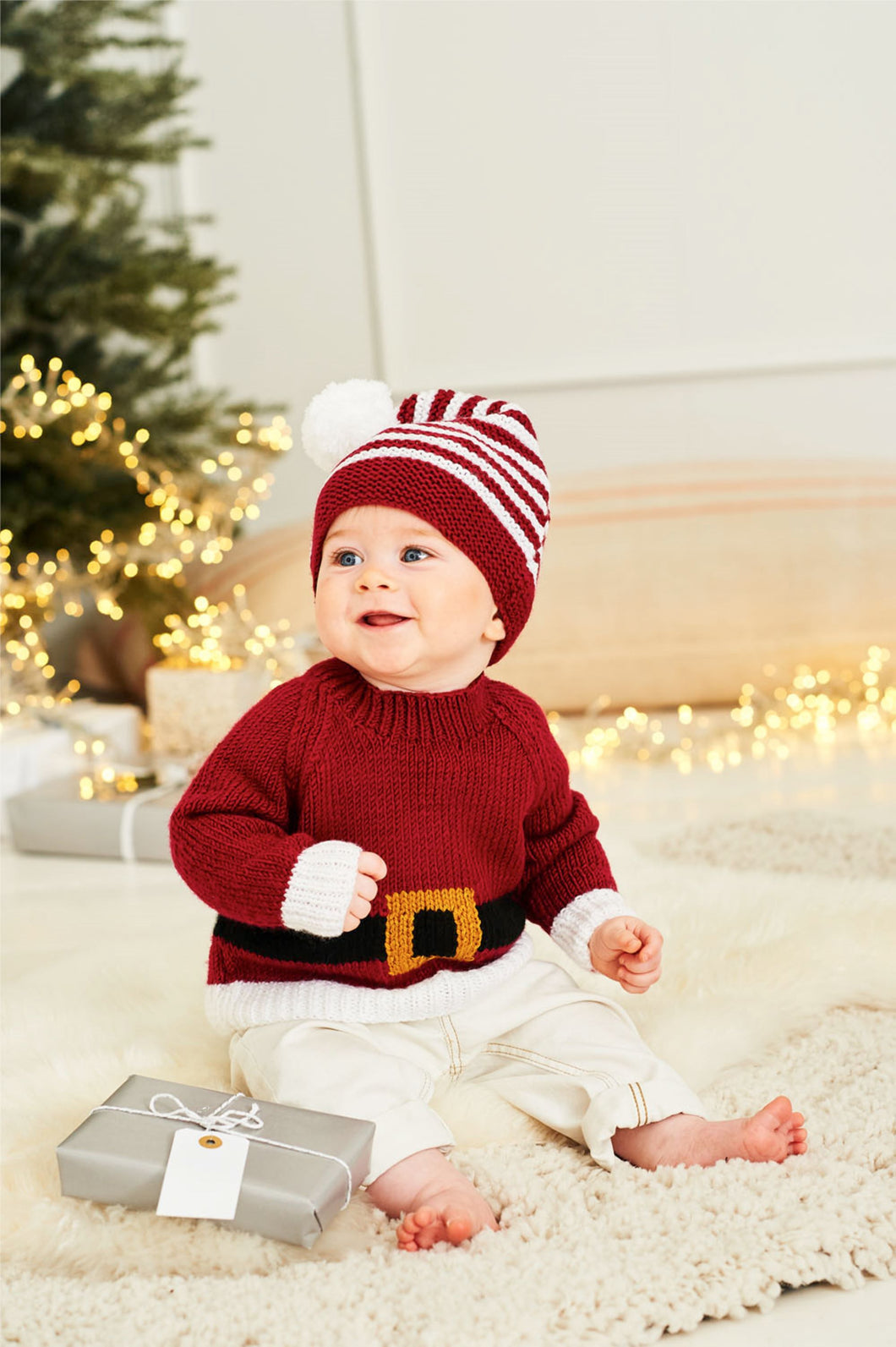 Pattern 9870 - Bellissima, Special DK, Bambino DK Santa Toy, Hat & Sweater
