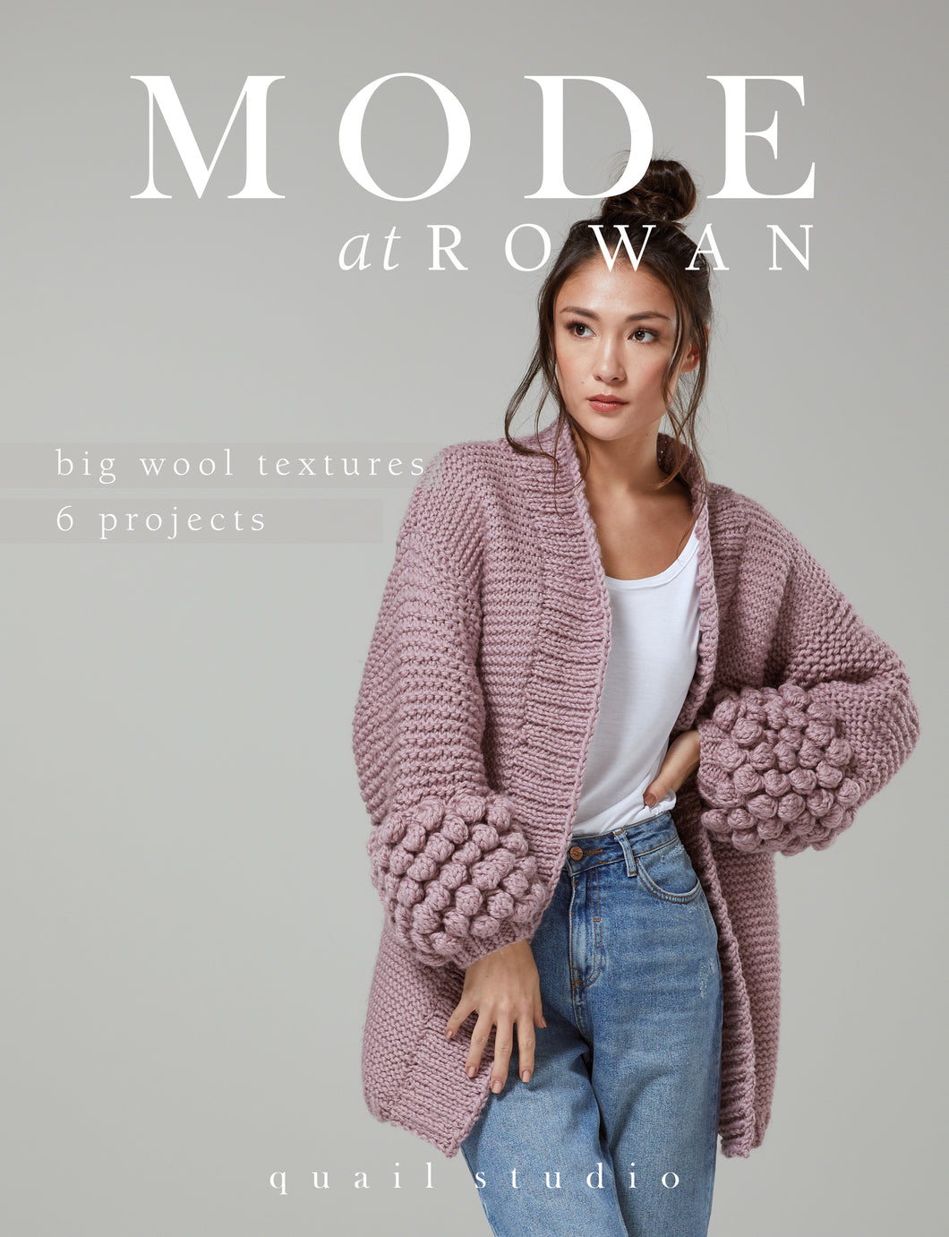 Mode At Rowan big wool textures 6 projects by Quail Studio